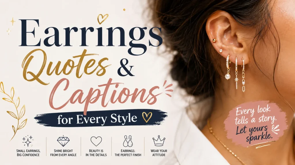 Earrings Quotes
