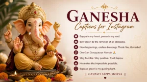 Ganesha Captions for Instagram