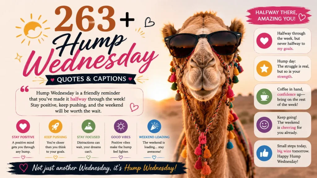 Hump Wednesday Quotes & Captions