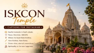 ISKCON Temple Captions for Instagram