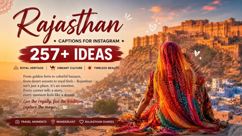 Rajasthan Captions for Instagram