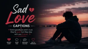 Sad Love Captions