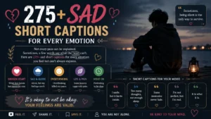 Sad Short Captions