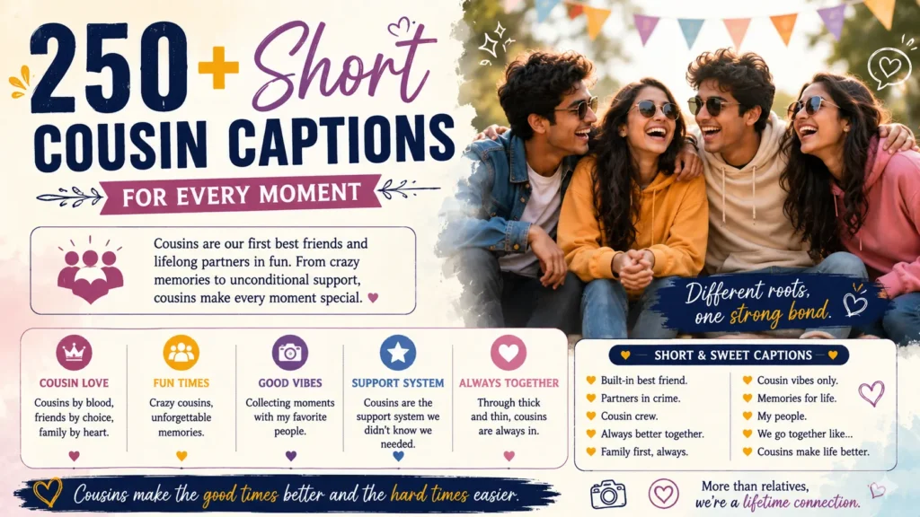 Short Cousin Captions