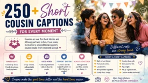 Short Cousin Captions