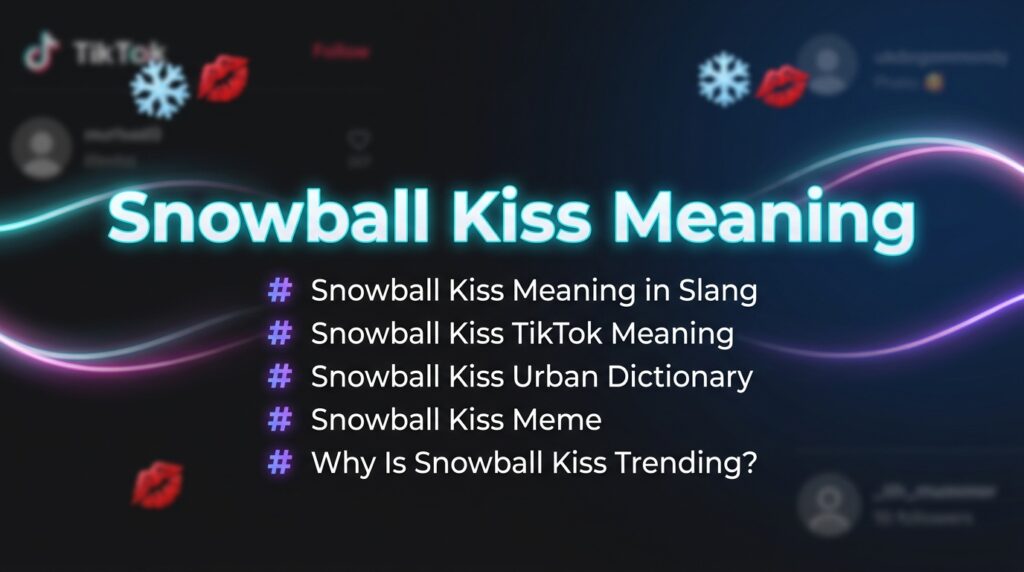 Snowball Kiss Meaning