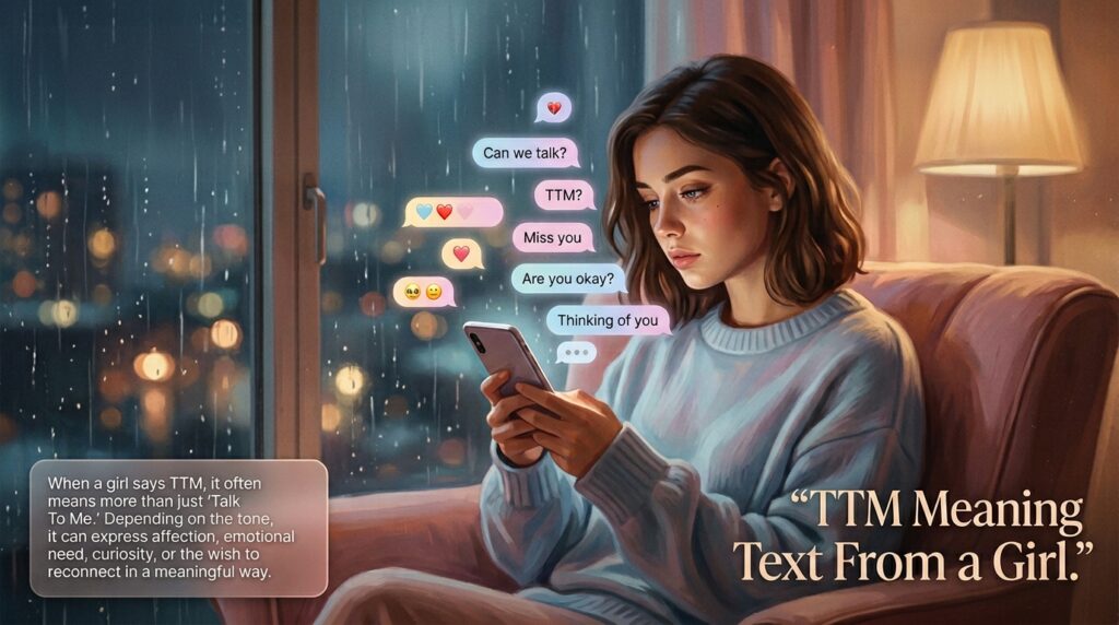 TTM Meaning Text From a Girl