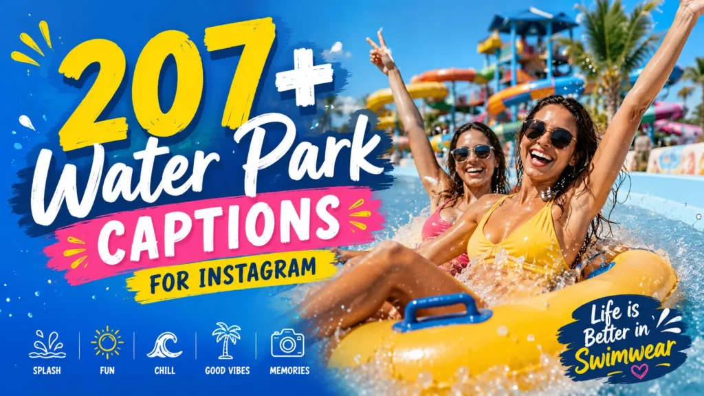 Water Park Captions for Instagram