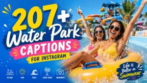 Water Park Captions for Instagram