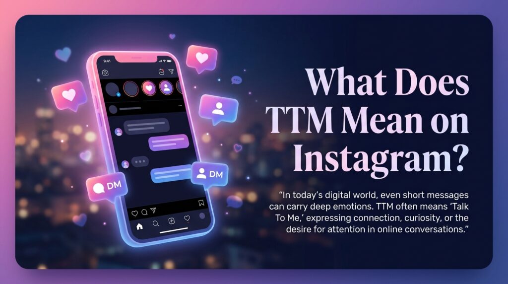 What Does TTM Mean on Instagram
