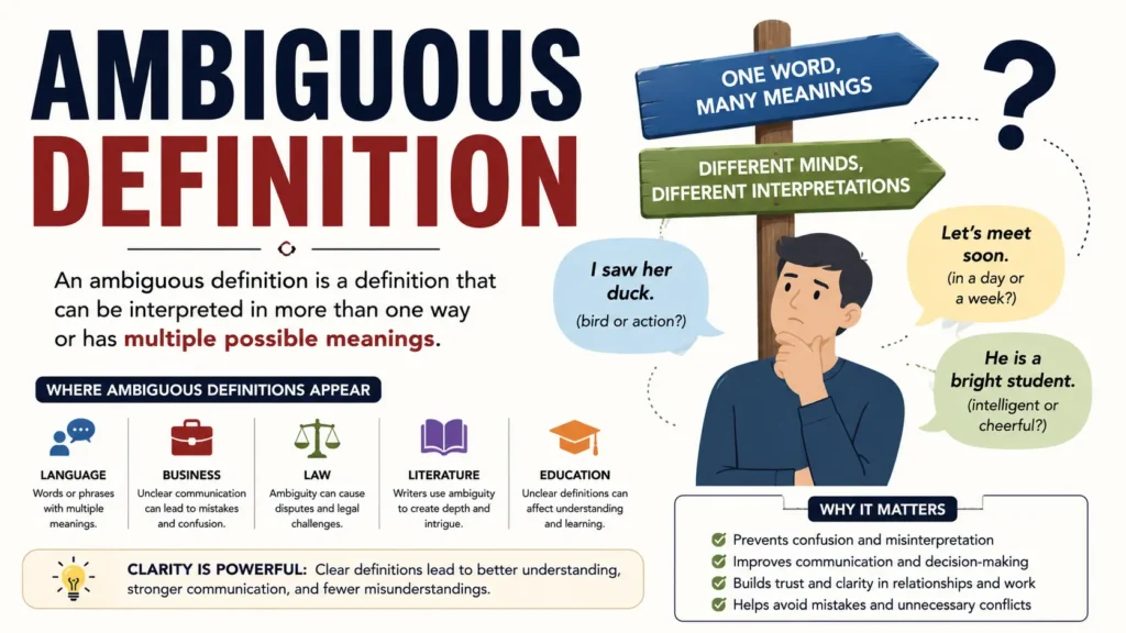Ambiguous Definition