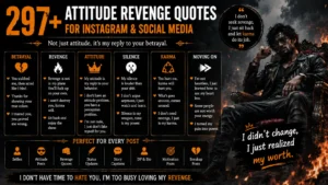 Attitude Revenge Quotes
