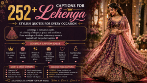 Captions for Lehenga