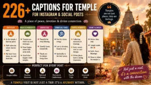 Captions for Temple
