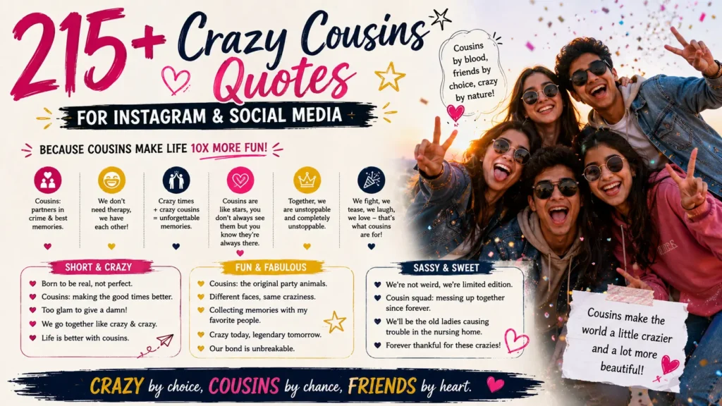 Crazy Cousins Quotes