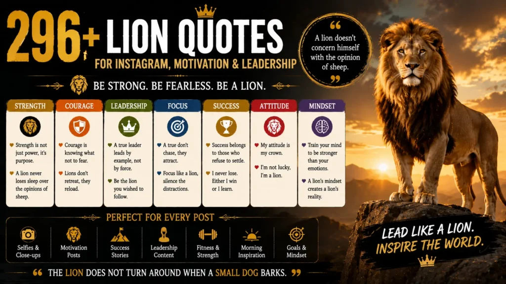 Lion Quotes