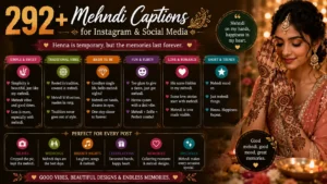 Mehndi Captions