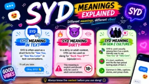 SYD Meaning in Text