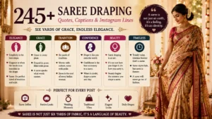 Saree Draping Quotes
