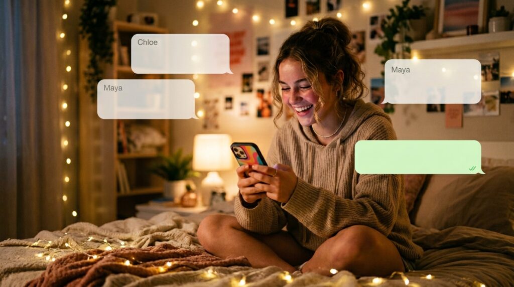 WDP meaning in text from girl
