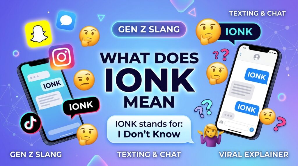 WHAT DOES IONK MEAN