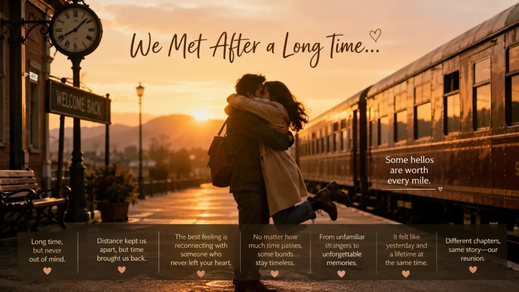 We Met After a Long Time