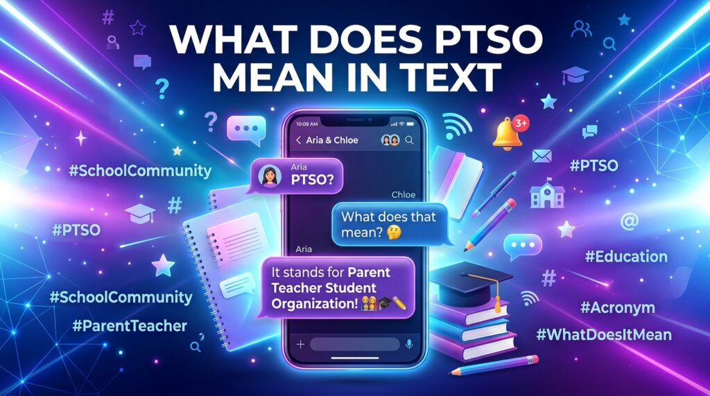 What Does PTSO Mean in Text