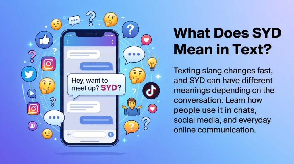 What Does SYD Mean in Text