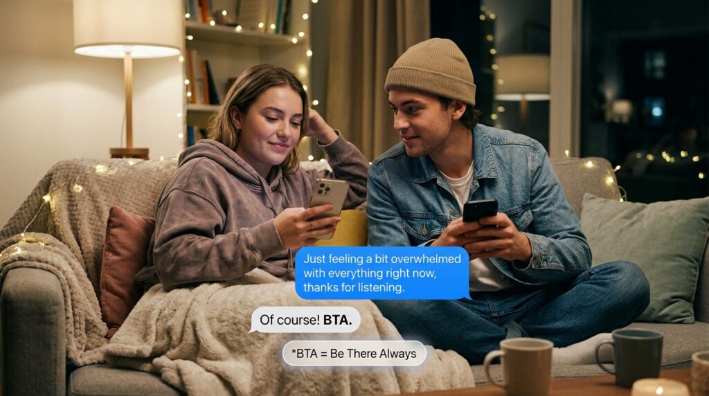 What does BTA mean in texting