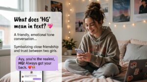 What does HG mean text from a girl