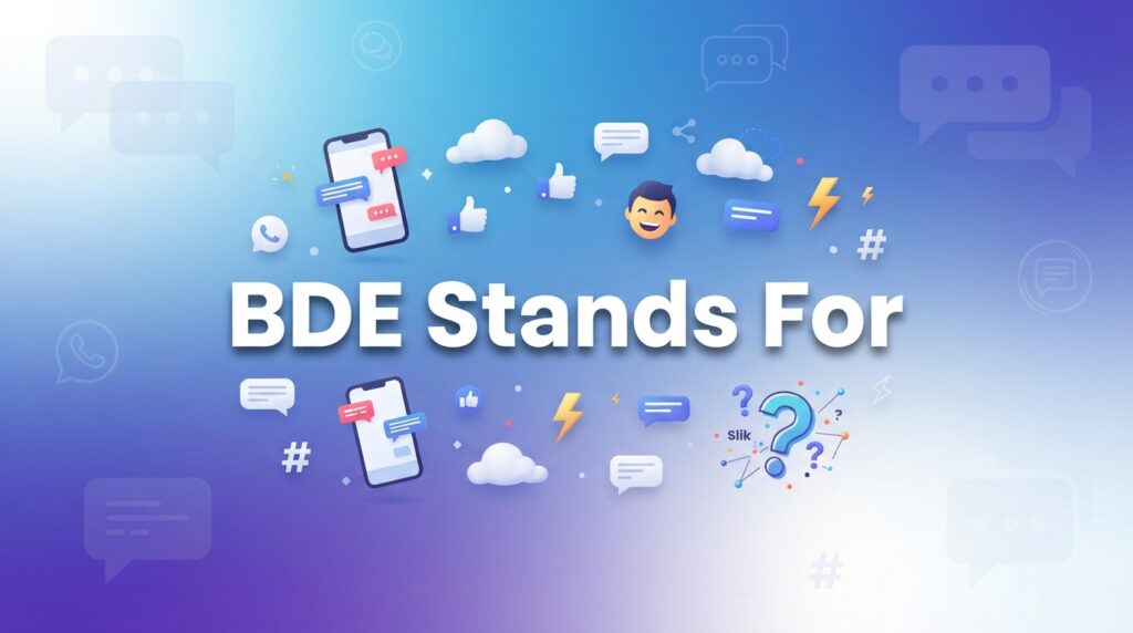 BDE Stands For