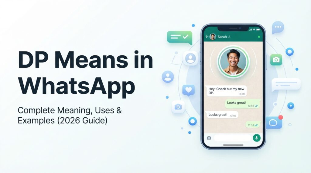 DP Means in WhatsApp