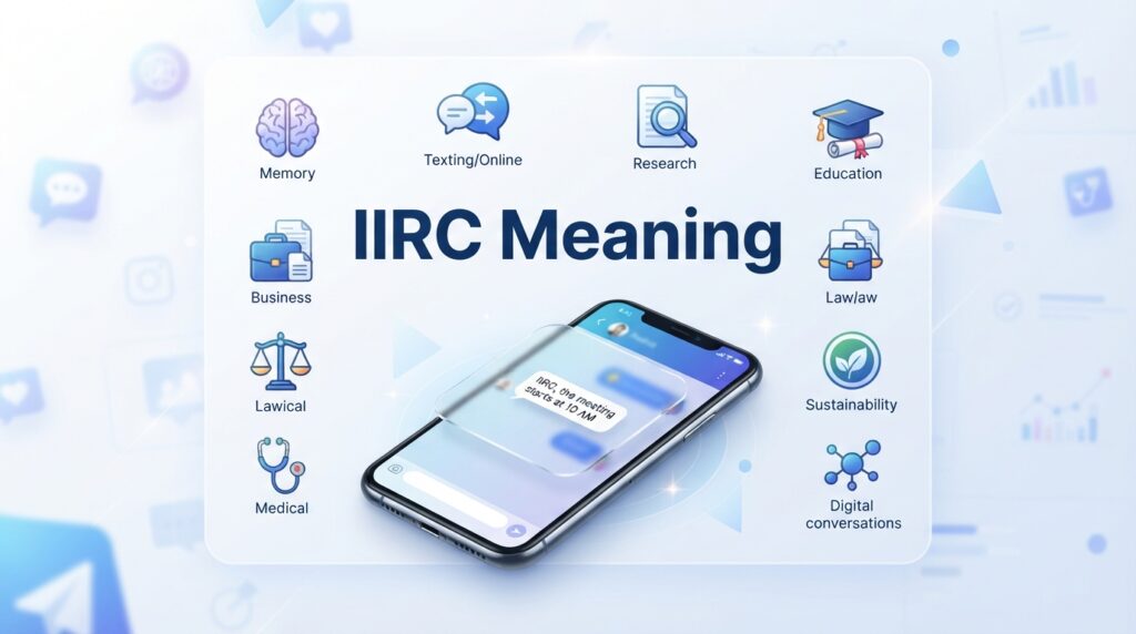 IIRC Meaning