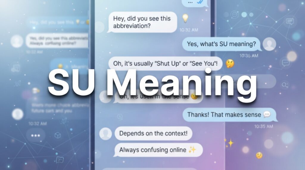 SU Meaning
