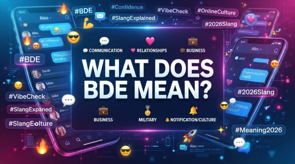 What Does BDE Mean