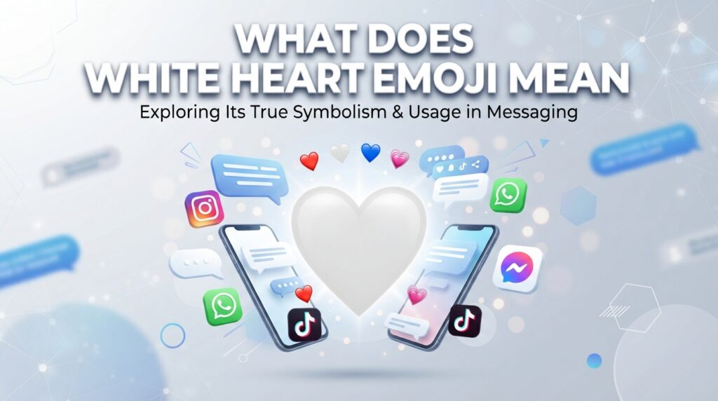 What Does White Heart Emoji Mean