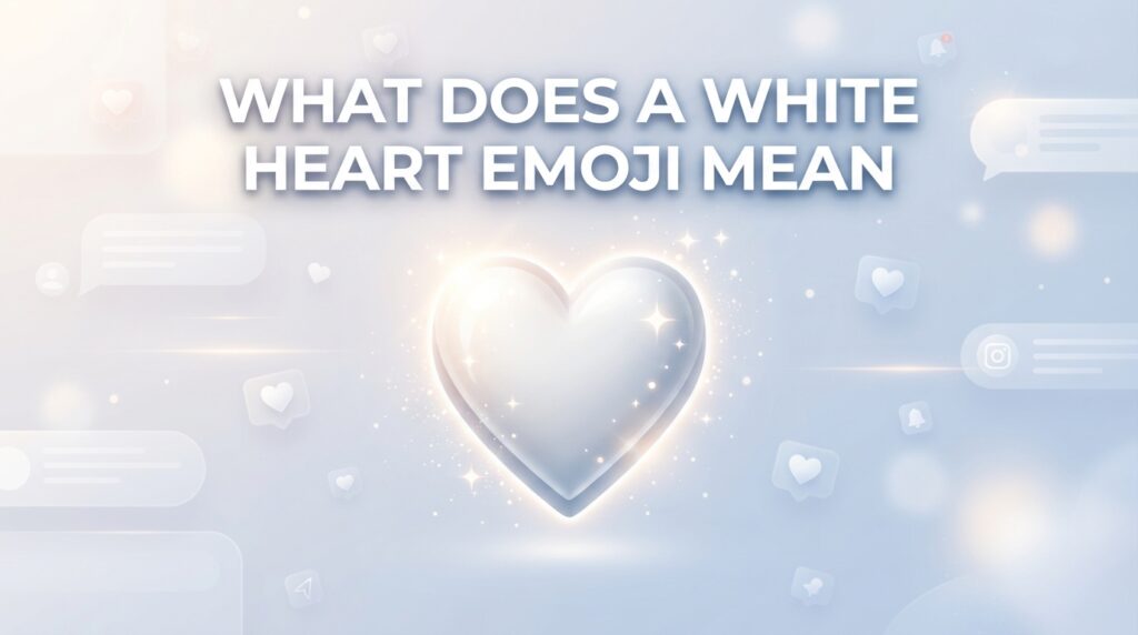 What Does a White Heart Emoji Mean
