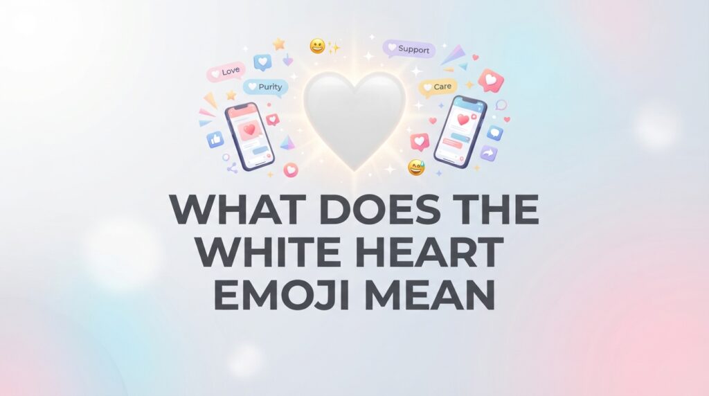 What Does the White Heart Emoji Mean