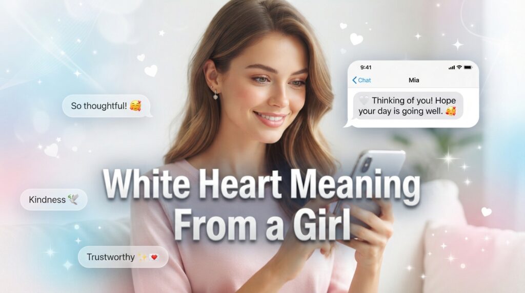 White Heart Meaning From a Girl